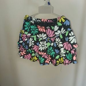 Girls cute flower skort